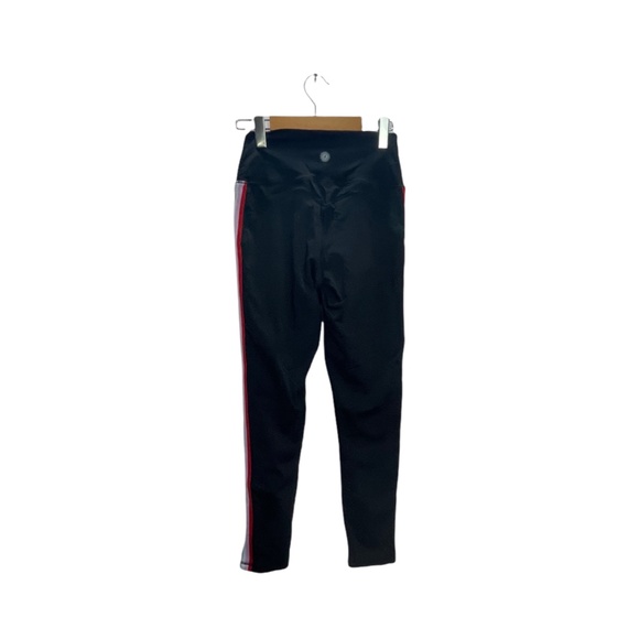 Sommer Ray x Urban Planet High waist rainbow stripe black leggings - Picture 3 of 3